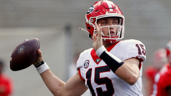 Georgia QB Carson Beck.